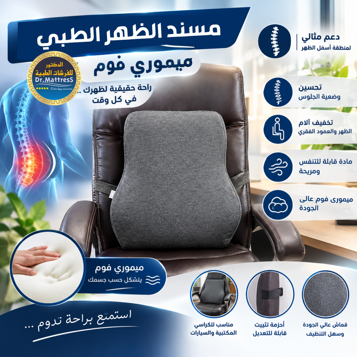 Medical Back Support Cushion
