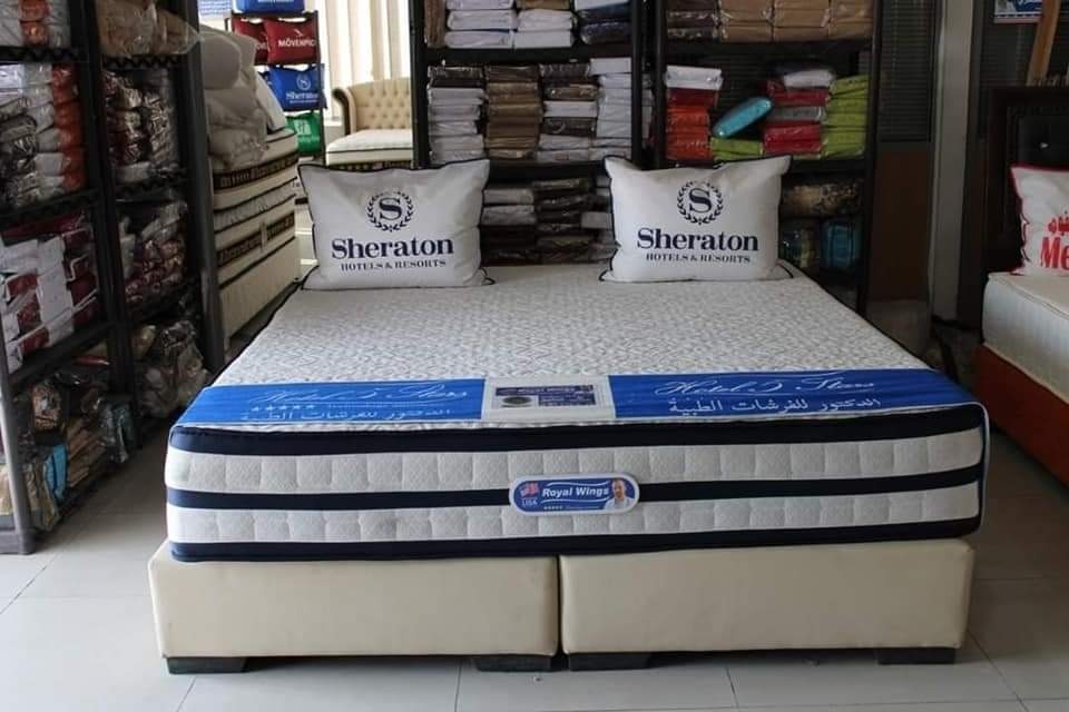 فرشة الاجنحة الملكية  مجوز (200*200 , 180*200, 170*190)